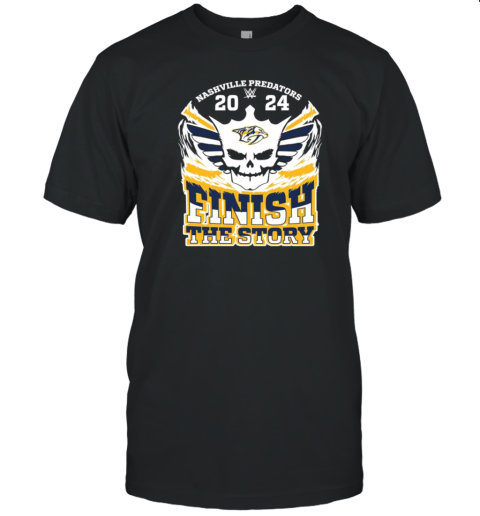 Cody Rhodes X Nashville Predators 2024 Finish The Story T-Shirt