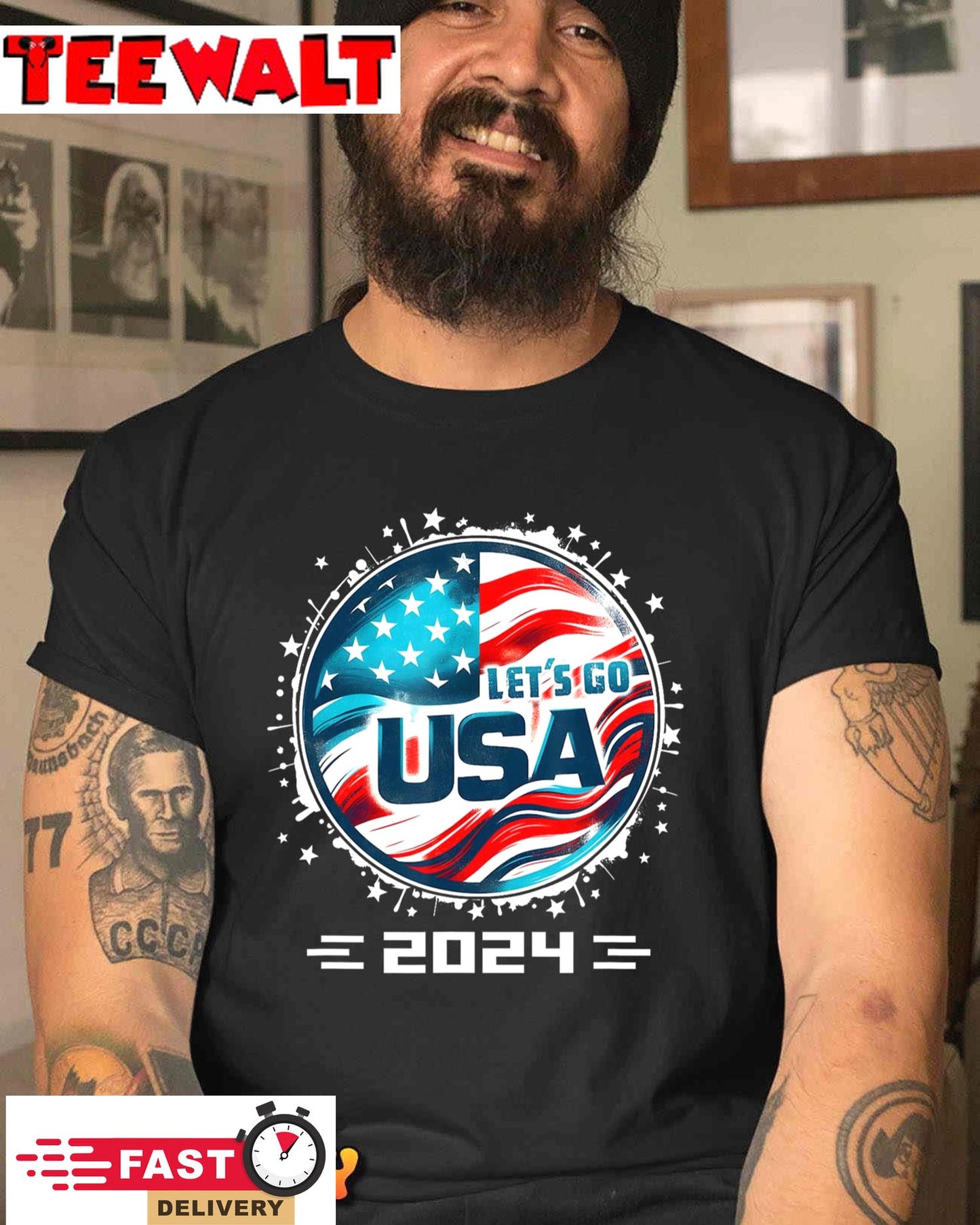 USA 2024 Go United States Sport USA Team 2024 USA T-Shirt 717251