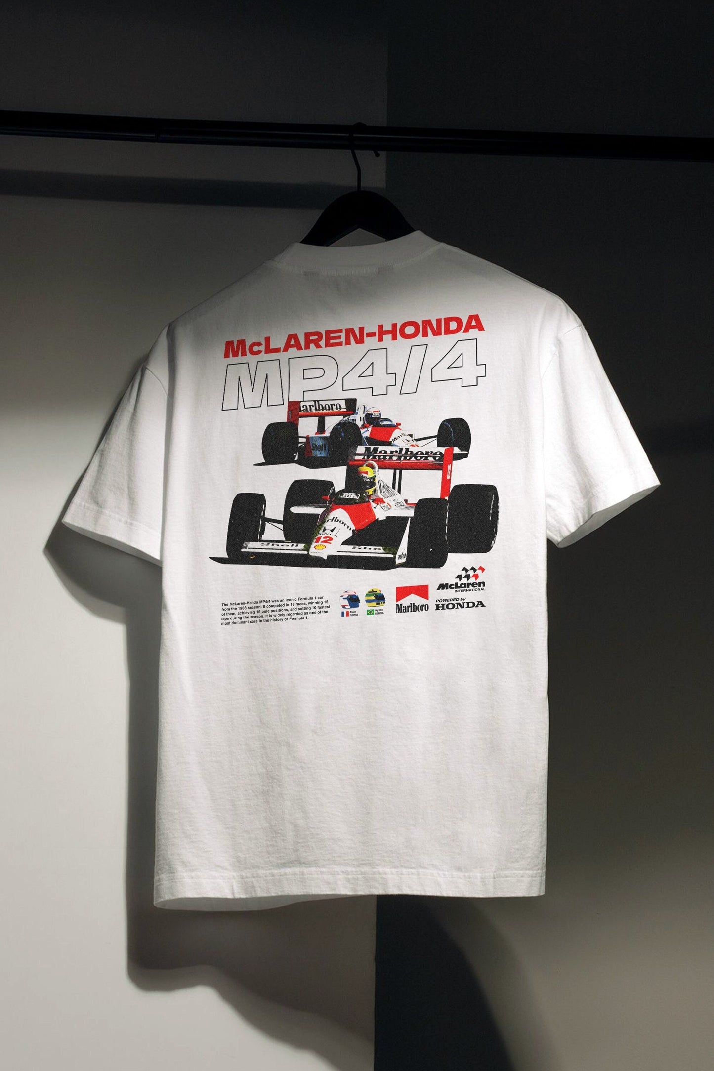 McLaren Mp4-4 Racing Tee For Car Enthusiasts