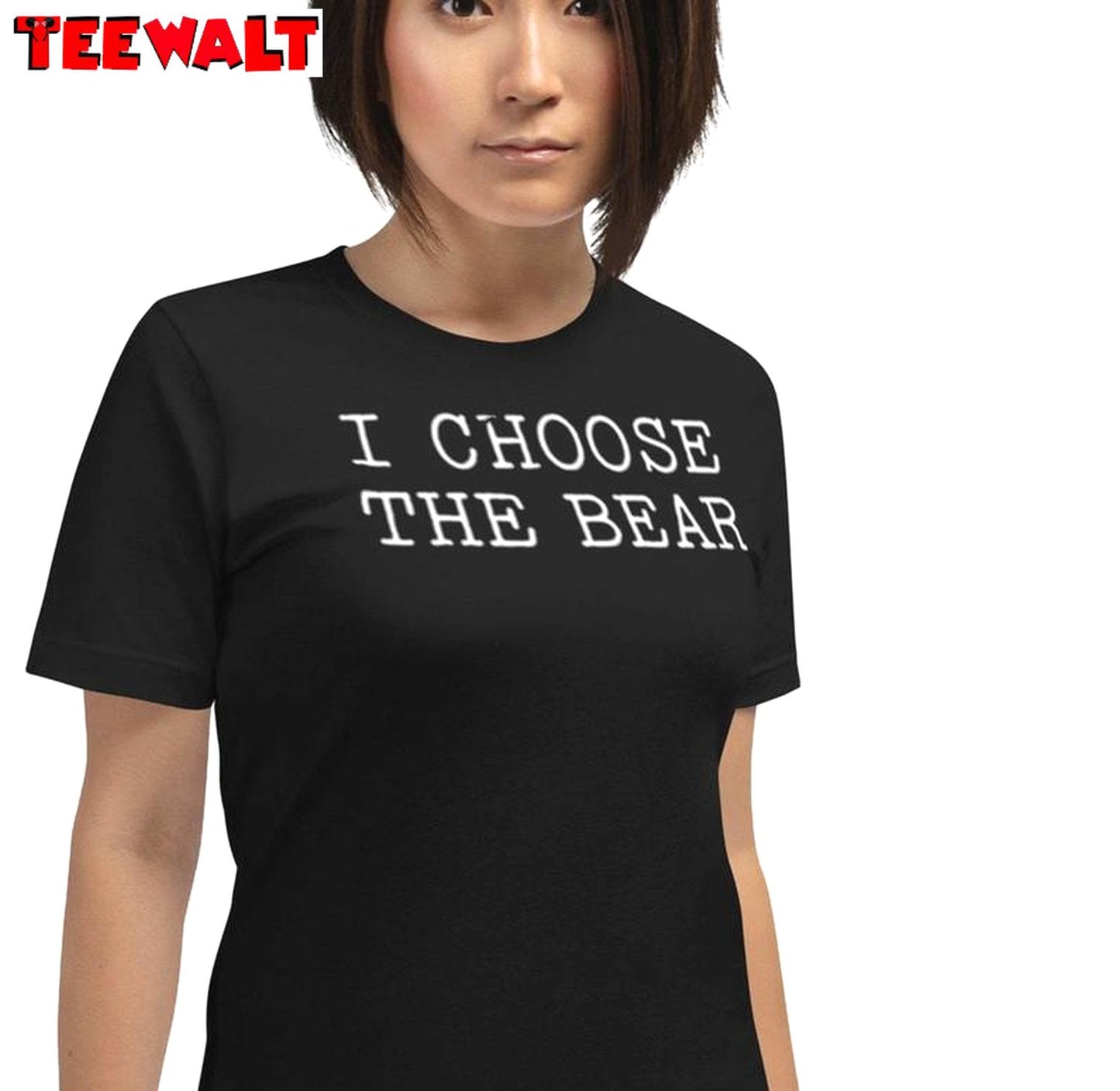 Neutral I Choose Bear Shirt, Unique Man Vs Bear Unisex Hoodie Long Sleeve