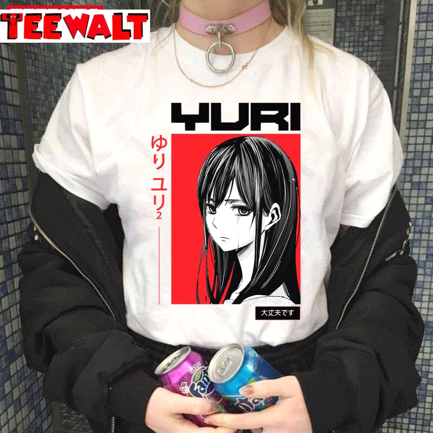 Yuri Crying Anime Art Unisex T-Shirt