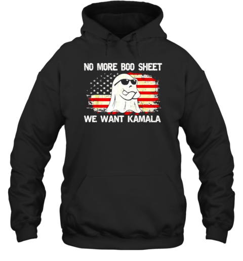 No more boo sheet we want Kamala Ghost Halloween T-Shirt