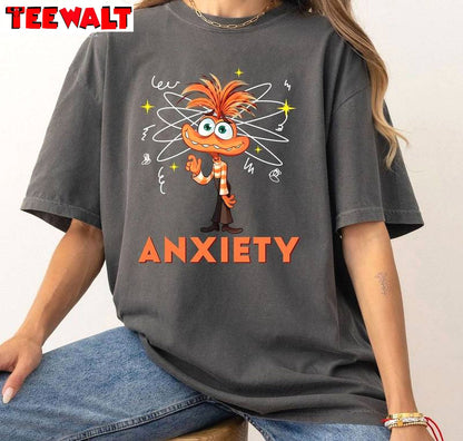 Modern Anxiety Mood Short Sleeve , Groovy Inside Out 2