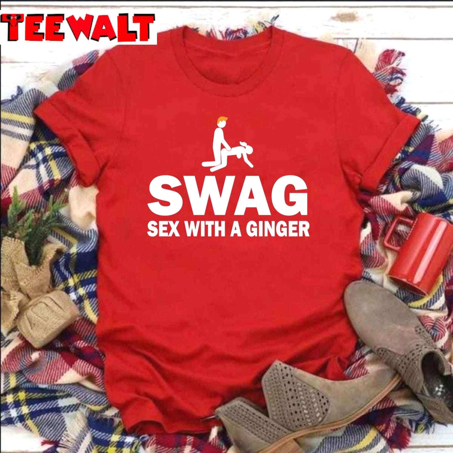 Funny Swag Sex With A Ginger Unisex Sweatshirt