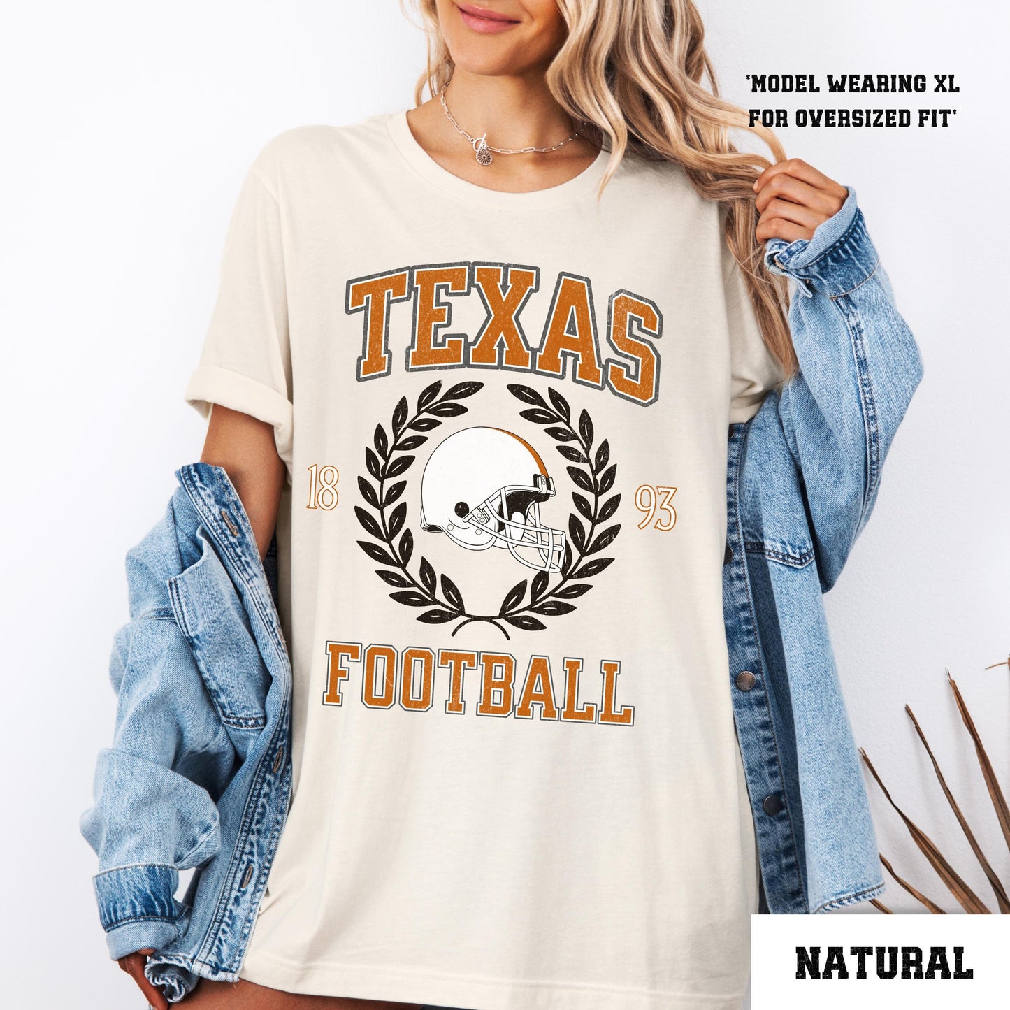 Texas Football Sweatshirt, College Game Day Shirt, Varsity Texas Apparel