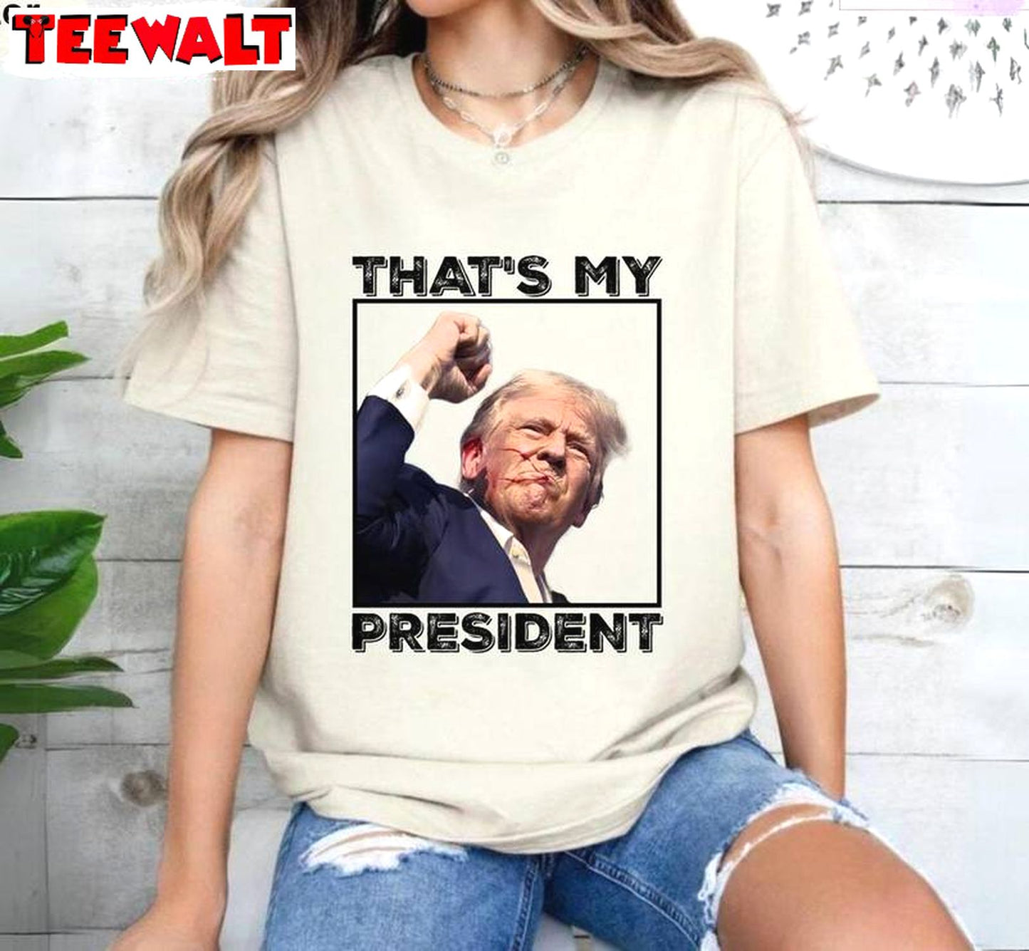 Creative That's My President Shirt, New Rare Voting Long Sleeve Sweater