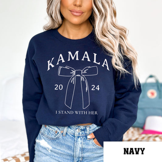 Kamala Harris 2024 Sweatshirt Vintage Boho Groovy Retro Aesthetic Hoodie