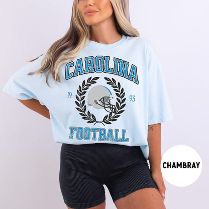 Carolina Football Shirt - Vintage Panther Design, Retro Style Fan Gift