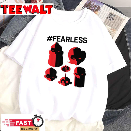 Disney Pixar Incredibles 2 Fearless Family Premium T-Shirt