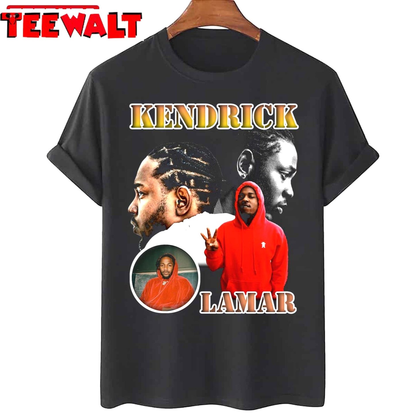 Kendrick Lamar Rapper Vintage Bootleg 90s Unisex T-Shirt