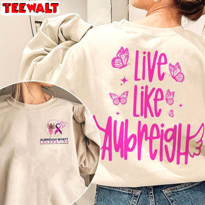 Cute Aubreigh Wyatt Shirt, Trendy Long Sleeve Sweatshirt