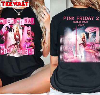 Limited Nicki Minaj Pink Friday Shirt, Vintage Nicki Minaj World Hoodie