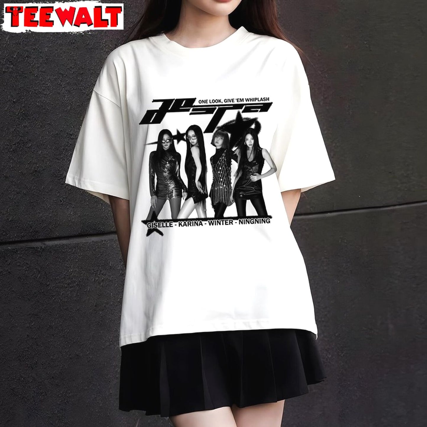 Retro Aespa Whiplash Shirt, The 5th Mini Album Merch