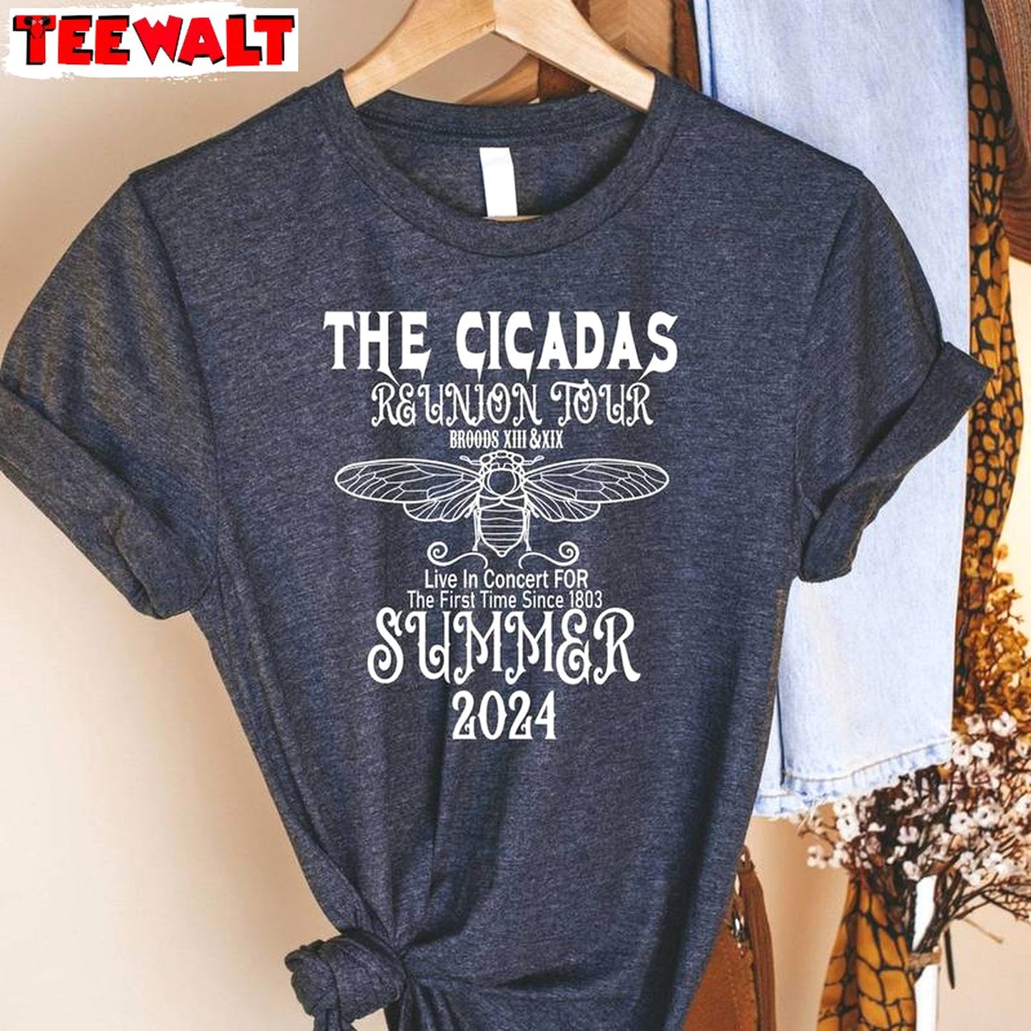 Creative Nature Lover Sweatshirt , New Rare Cicada Comeback Tour Shirt Sweater