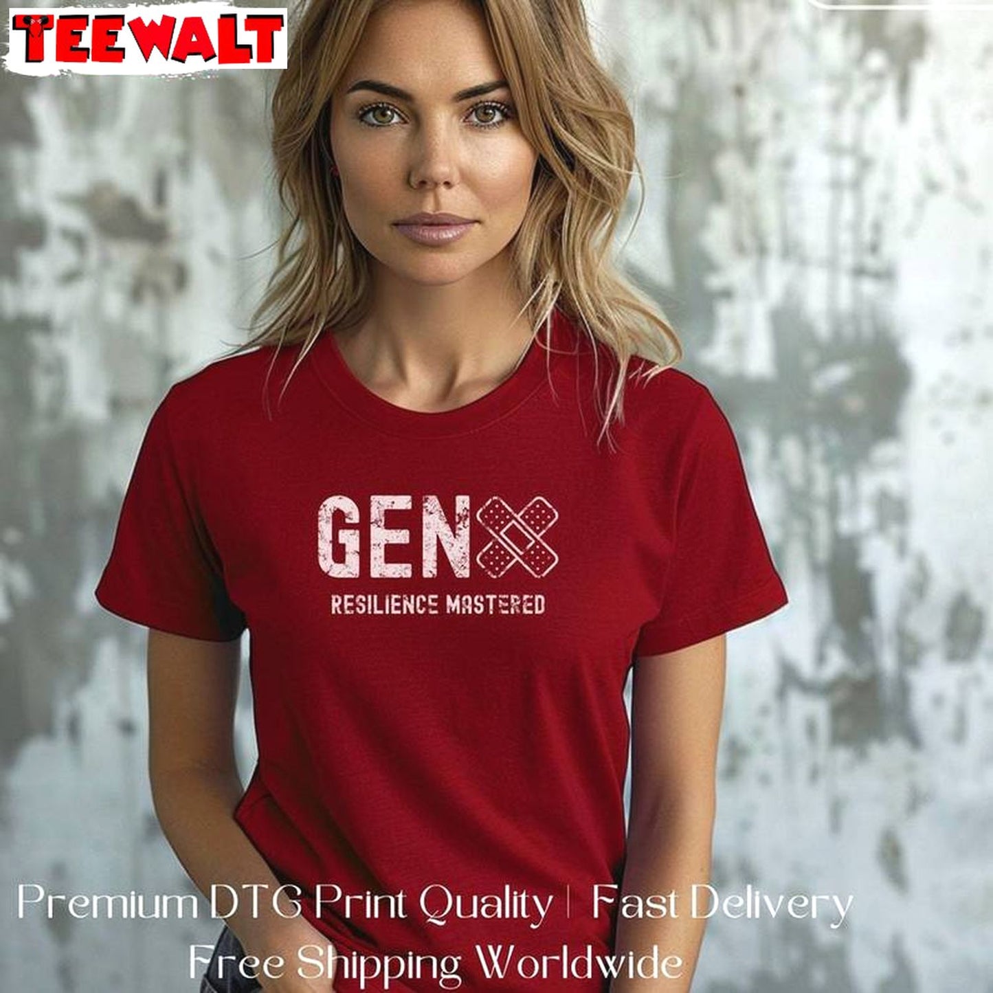 Groovy Gen X Shirt, Comfort Resilience Mastered Nostalgic Unisex Hoodie Crewneck