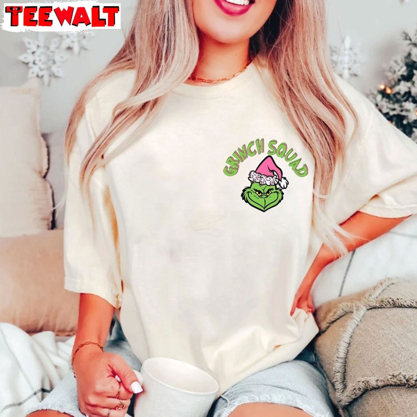 Retro Pink Christmas Sweatshirt