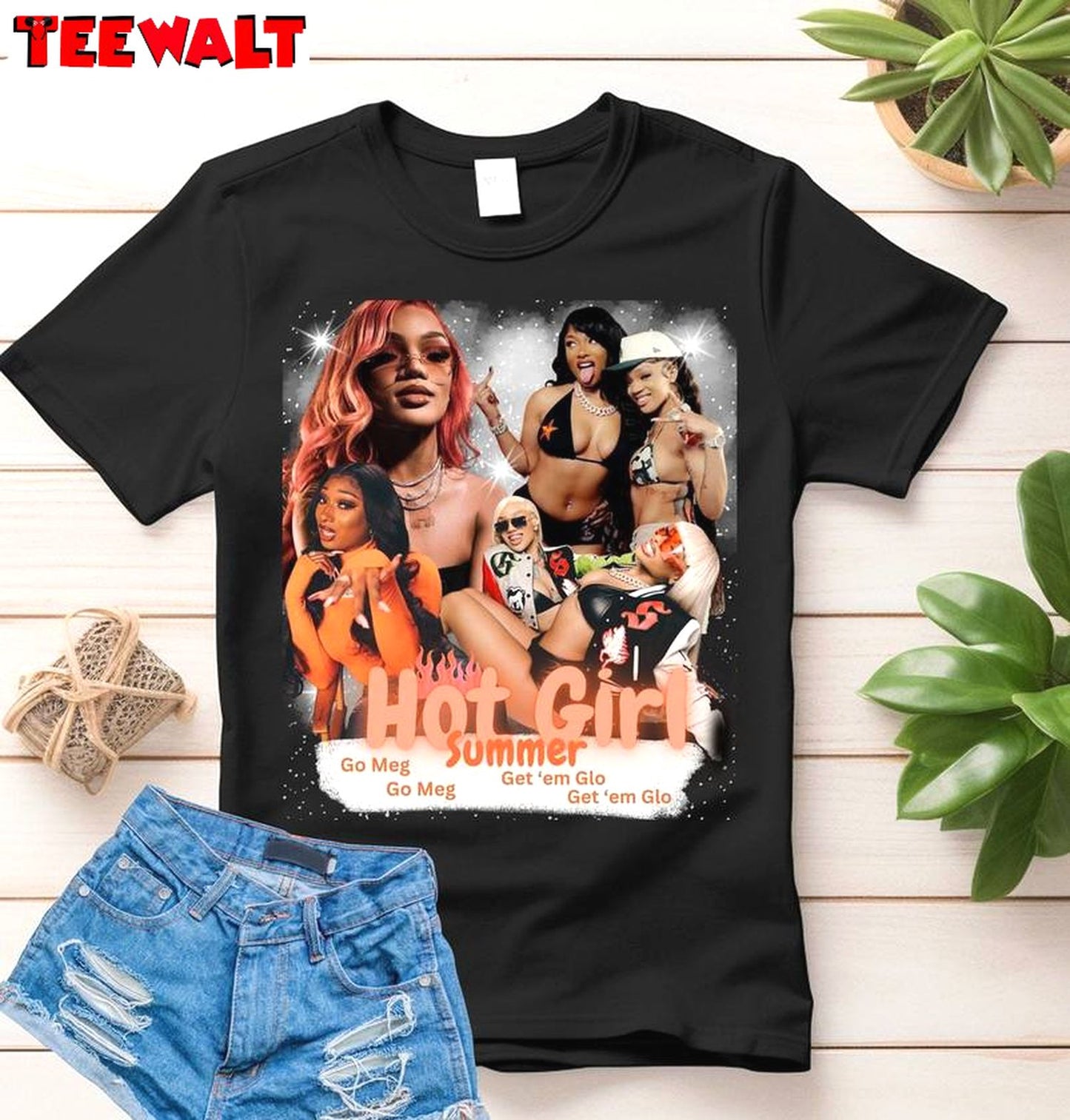 Hot Girl Summer Tour Comfort Short Sleeve , Megan Thee Stallion