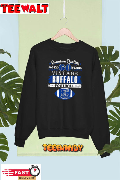 Buffalo Football Fan 60 Years Vintage 1960 Unisex T-Shirt