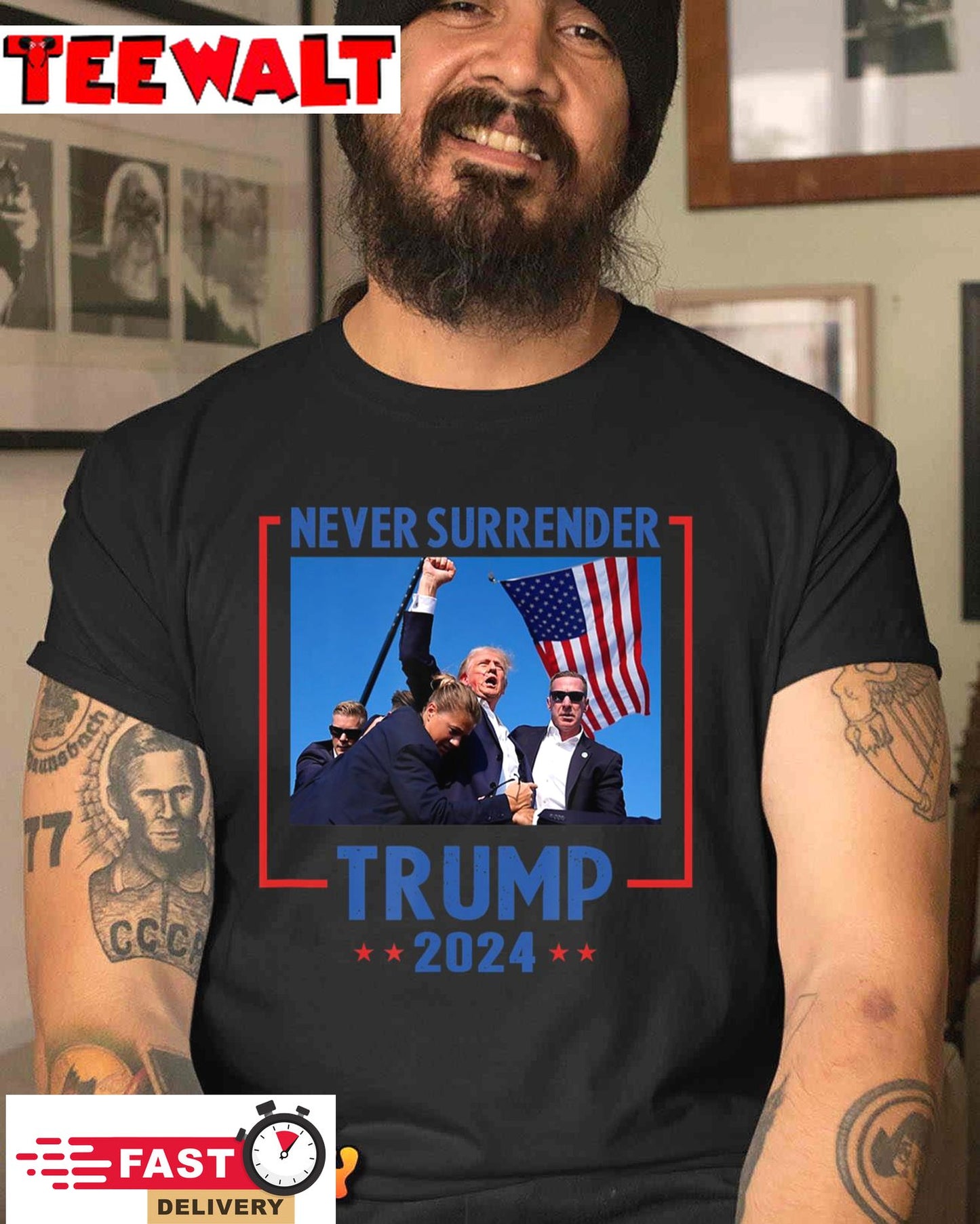 Trump Speech Fist in the Air Pennsylvania Trump 2024 T-Shirt