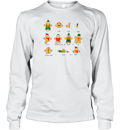 Learn Math With The Gingerbread Man Teacher T-Shirt