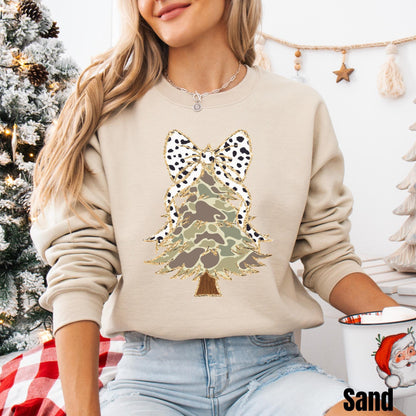 Coquette Camo Military Christmas Tee