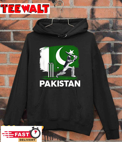 Pakistan Cricket Jersey 2024 Cricket Flag of Pakistan T-Shirt