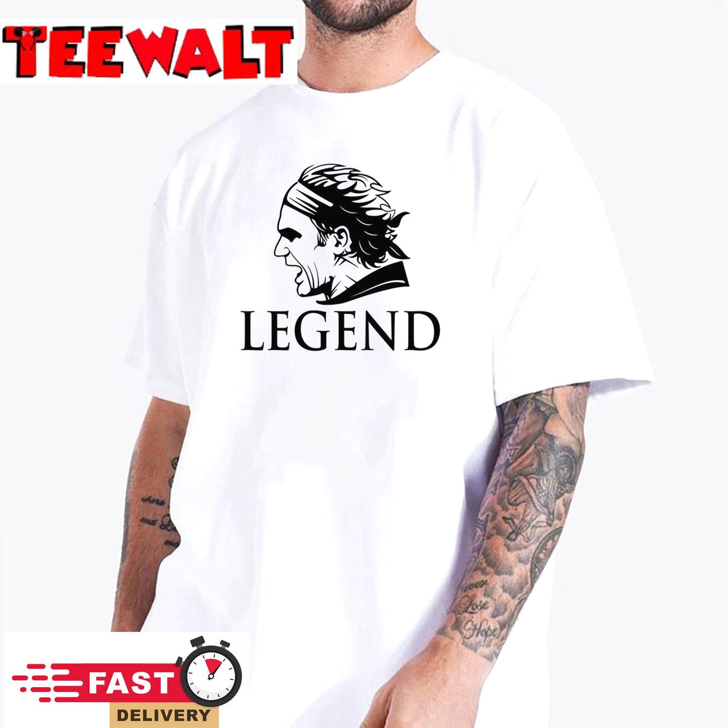 Roger Federer Legend Art Unisex T-Shirt