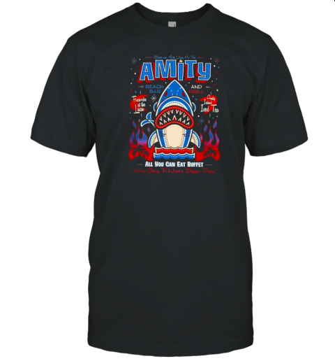 Celebrate 4Th July At The Amity Beach Bar And Grill Fireworks At The Luau Amity Island Iced Tea T-Shirt