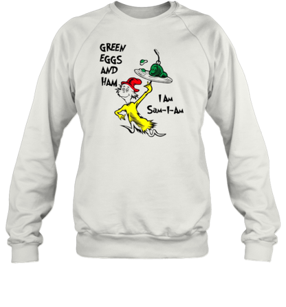 Dr Seuss Green Eggs And Ham I Am Sam I Am T-Shirt