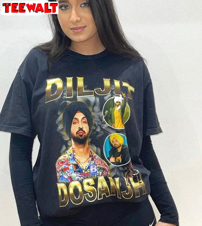 Unique Punjabi Movies Unisex Hoodie, Limited Diljit Dosanjh Shirt Long Sleeve