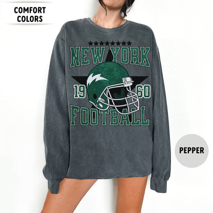 Vintage New York Jet Football Sweatshirt - Aaron Rodgers Crewneck Style