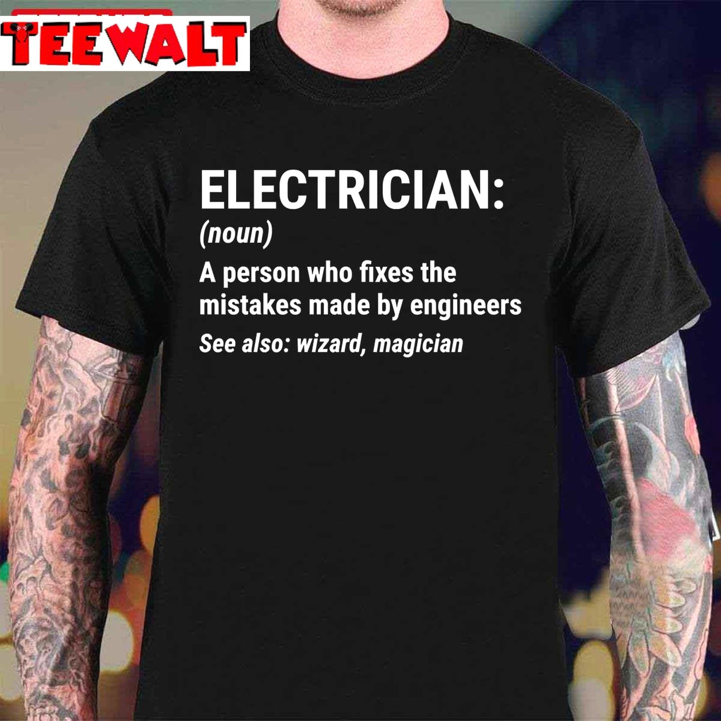 Funny Electrician Definition Engineer Unisex T-Shirt