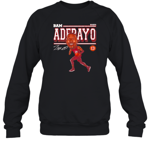 Bam Adebayo Miami Heat caricature player signature T-Shirt