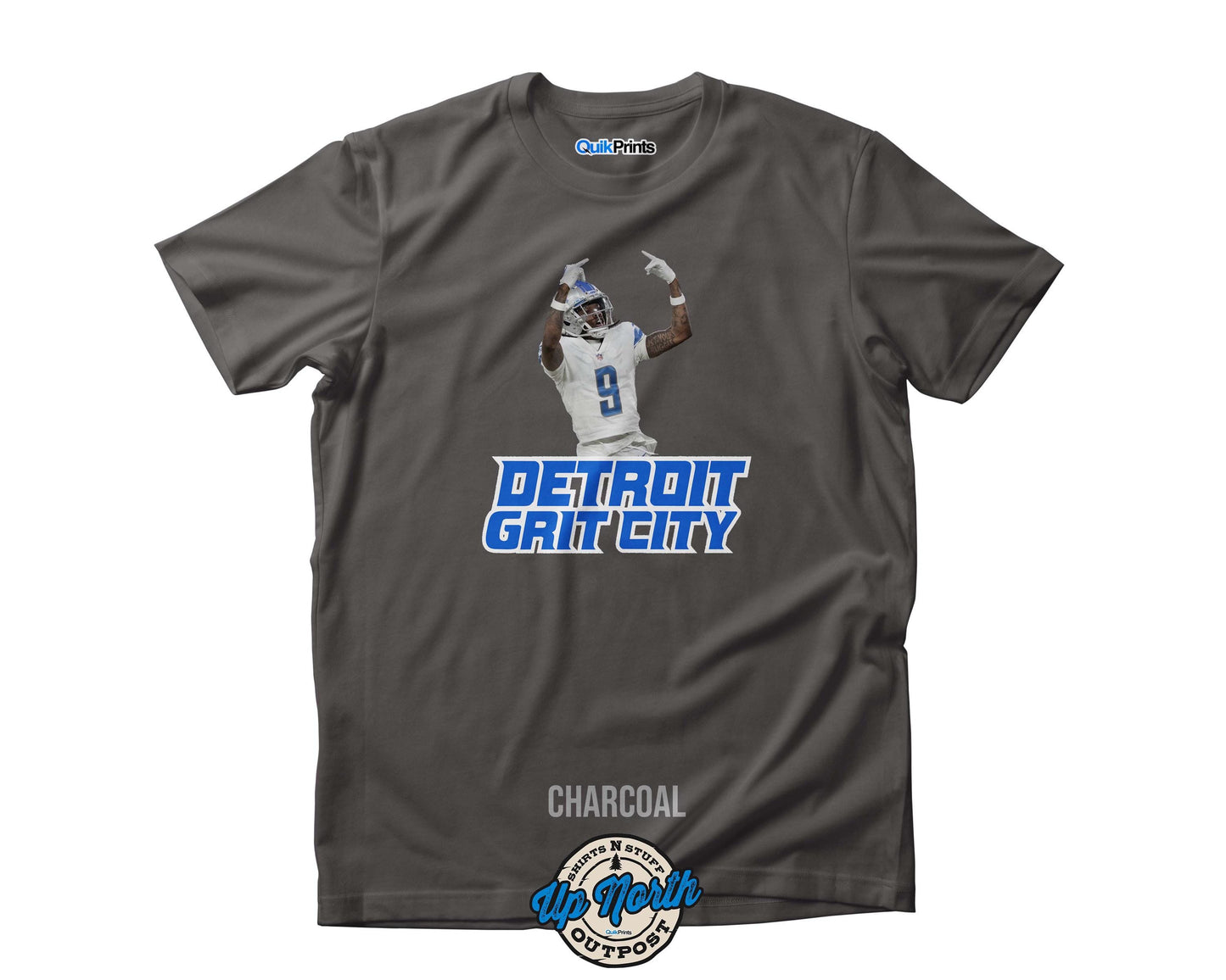 Detroit Grit City Jamo - Custom Detroit Football T-Shirt