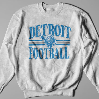 Detroit Football Game Day Vintage Sweatshirt Hoodie