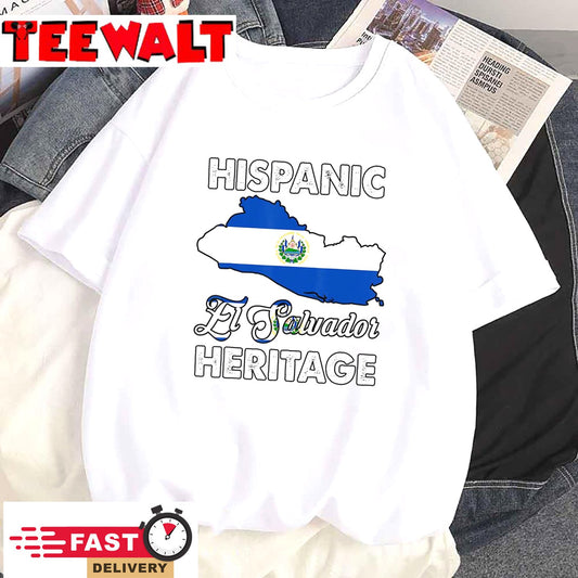 El-Salvador Flag Hispanic Heritage Month Salvadorian Pride  Sweatshirt