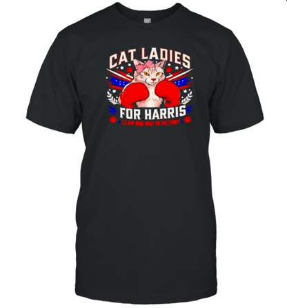 Cat Ladies For Harris Claw Our Way To Victory T-Shirt