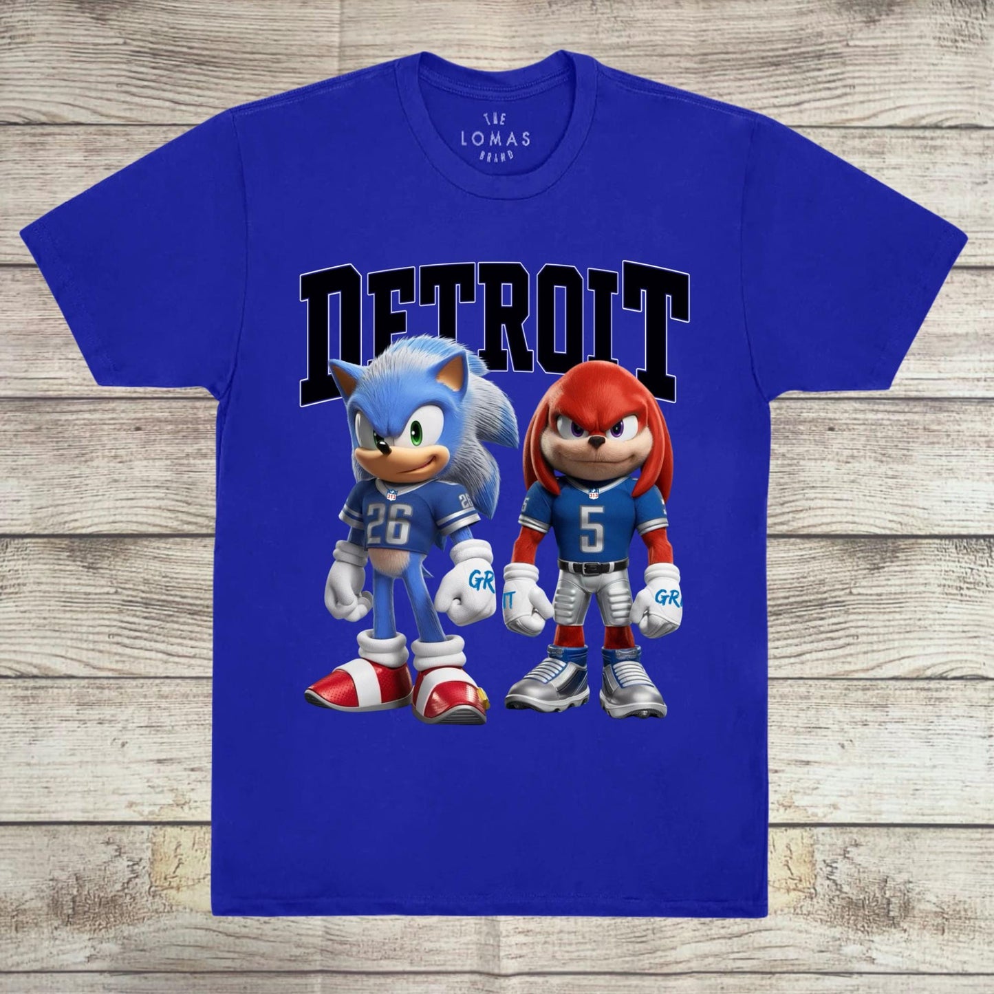 Sonic & Knuckles Detroit Football Fan For Kids & Adults