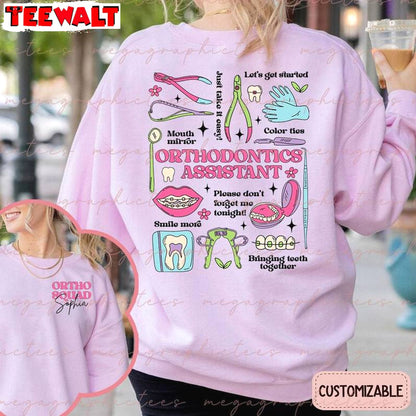 Vintage Orthodontic Assistant Unisex T Shirt , Dental Assistant Limited Sweater T Shirt