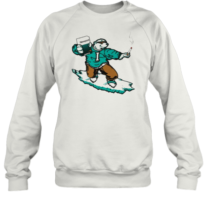 Icee Bear Smoking T-Shirt - Style 3