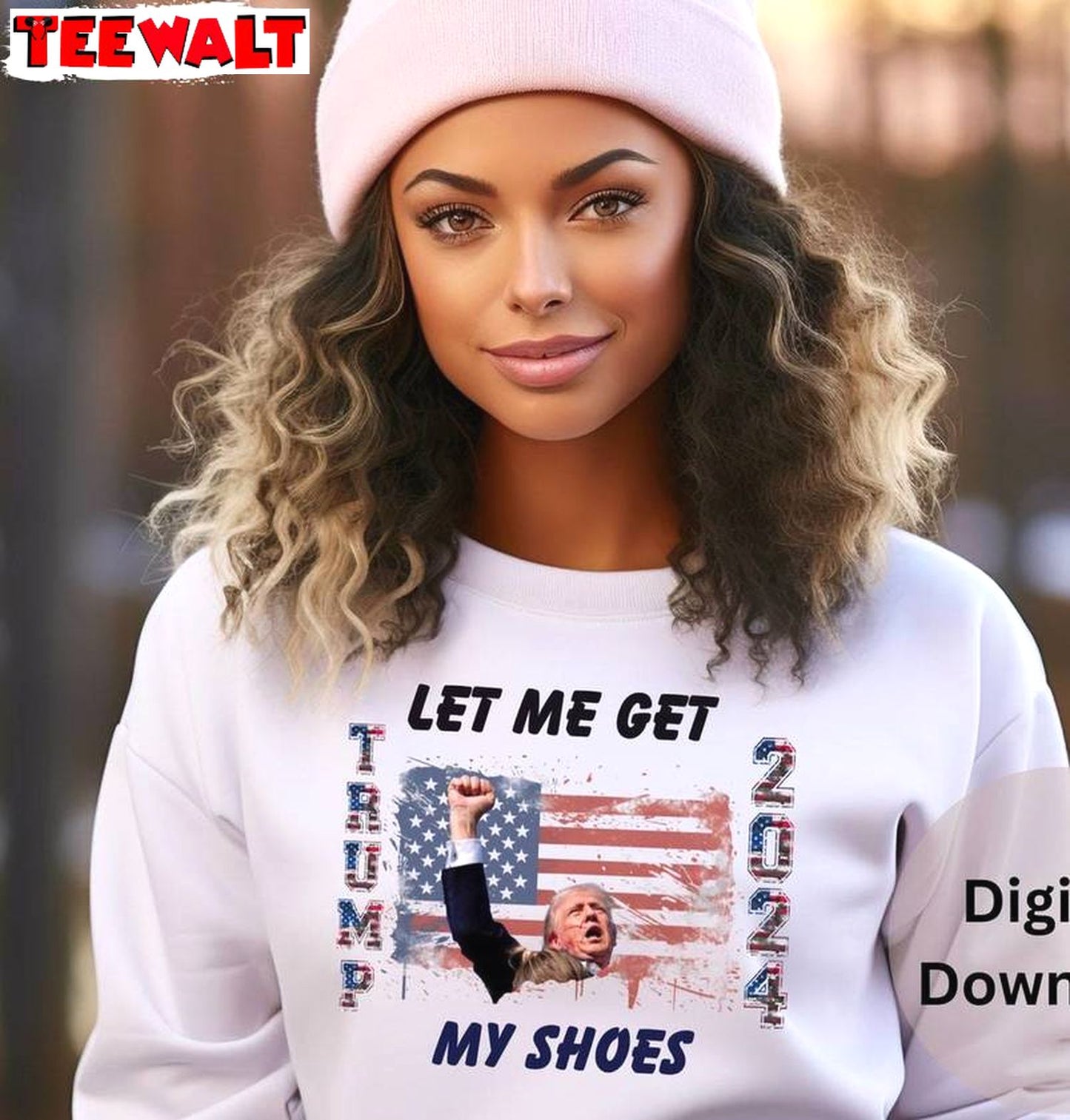 Fantastic Let Me Get My Shoes Shirt, New Rare Trump 2024 Tee Tops Sweater