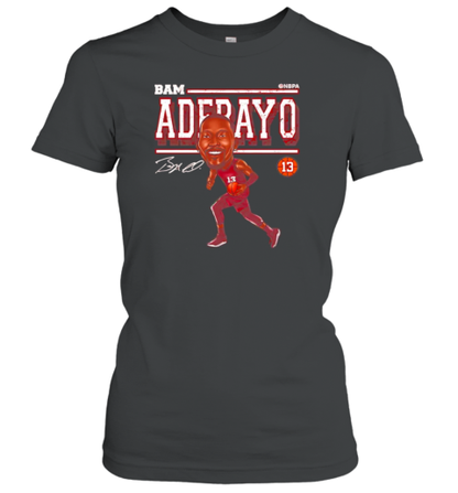 Bam Adebayo Miami Heat caricature player signature T-Shirt