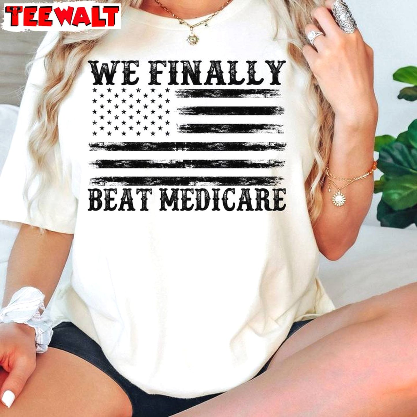 4th Of July Joe Biden T Shirt, Must Have We Finally Beat Medicare