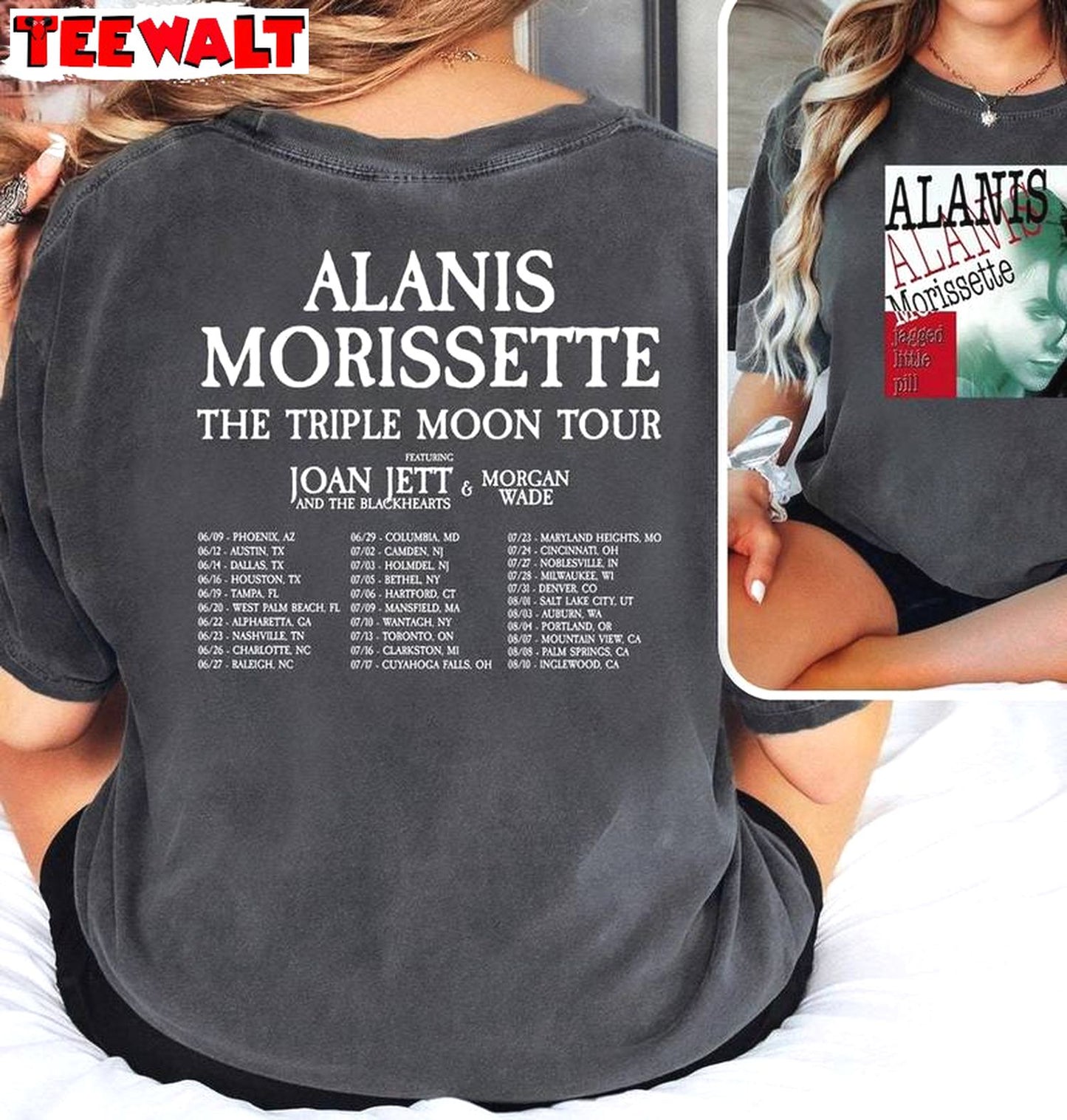 Modern Alanis Morissette Shirt, New Rare Short Sleeve Crewneck Gift For Fan