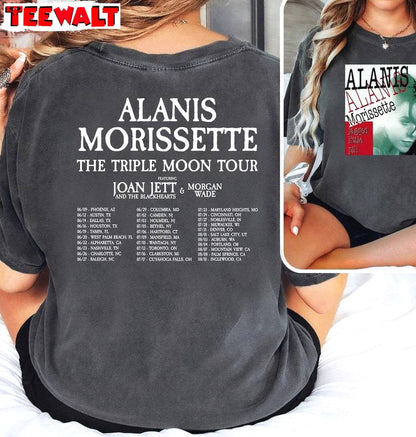 Modern Alanis Morissette Shirt, New Rare Short Sleeve Crewneck Gift For Fan