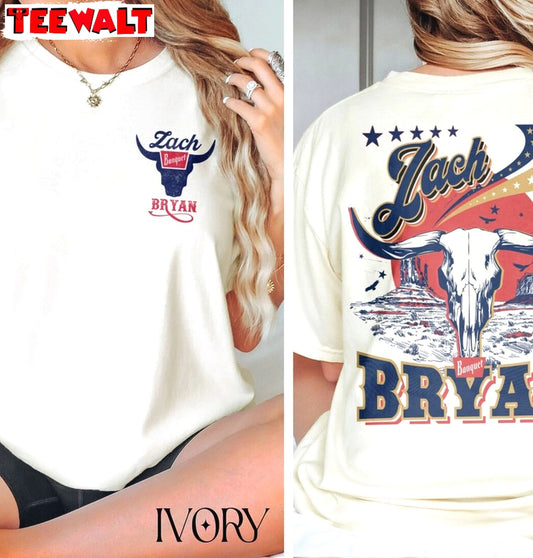 Zach Bryan Tour Groovy Shirt, Zach Bryan Western Comfort Colors Crewneck Tee Tops