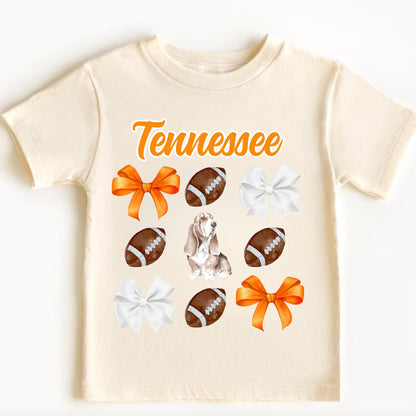 Tennessee Baby Coquette Shirt, Youth Game Day Football Kids Top