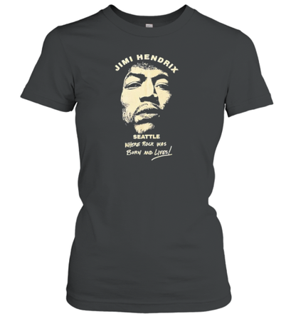 Jimi Hendrix Seattle Where Rock Was Born And Lives T-Shirt