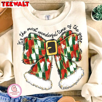 It S The Most Wonderful Time Of The Year Sweatshirt, Santa Coquette Shirt