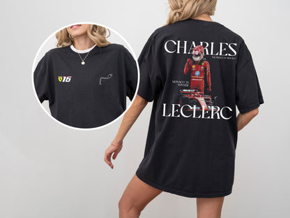 Charles Leclerc Monaco F1 Vintage Shirt